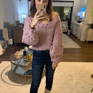 Pom Sweater in Pink